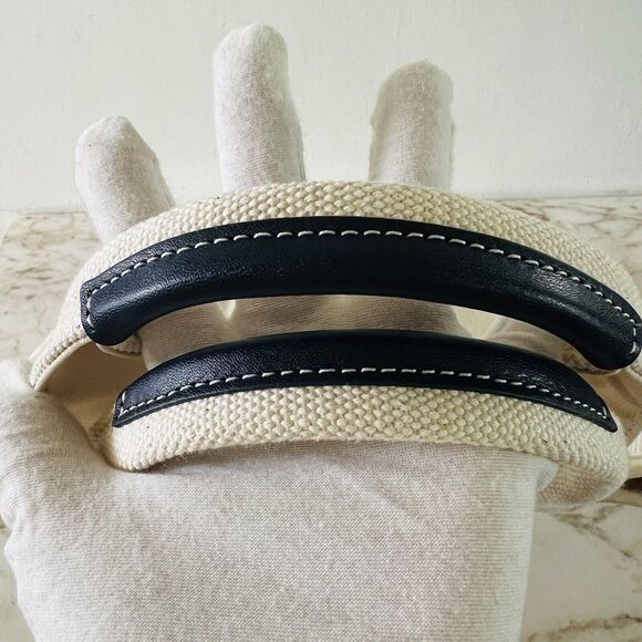 TORY BURCH Mercer Natural Canvas Medium Tote Bag - Picture 7 of 10